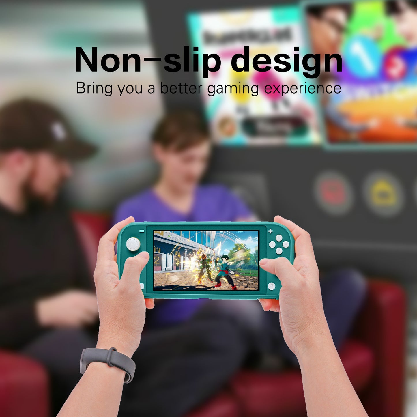 TPU Case for Nintendo Switch Lite, Flexible Soft Protective Cover Case for Nintendo Switch Lite 2019 - Turquoise - ECHZOVE