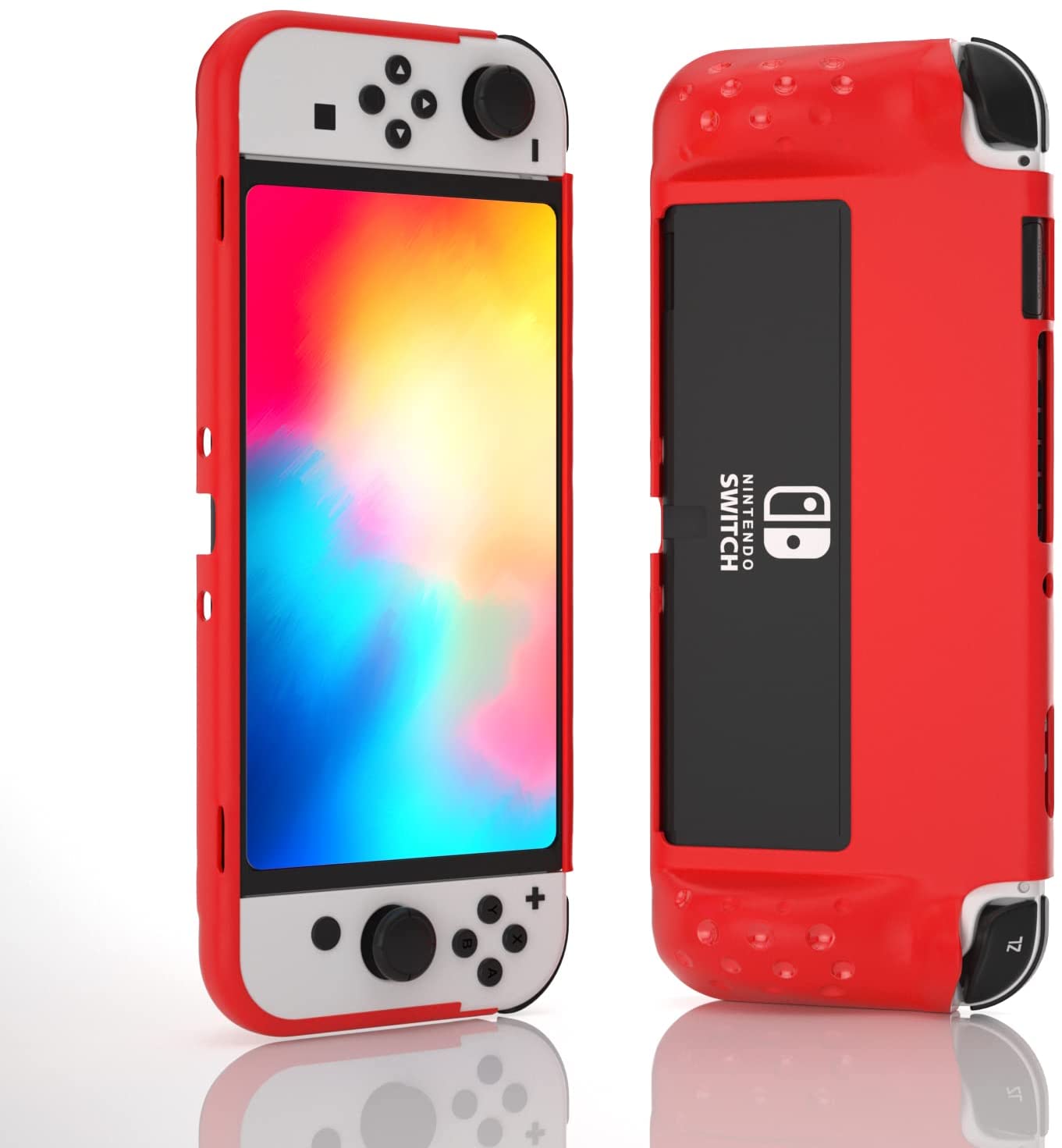 Nintendo Switch OLED Grip Case TPU, Nintendo Switch OLED Blue Case - ECHZOVE