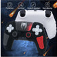 ECHZOVE PS5 Controller Cover Case, Anti-Slip Silicone Cover Skin for PS5 Controller with Thumb Grip Caps, Joystick Protectors and Cover Wrap Sticker - Blackwhite(2 Packs)