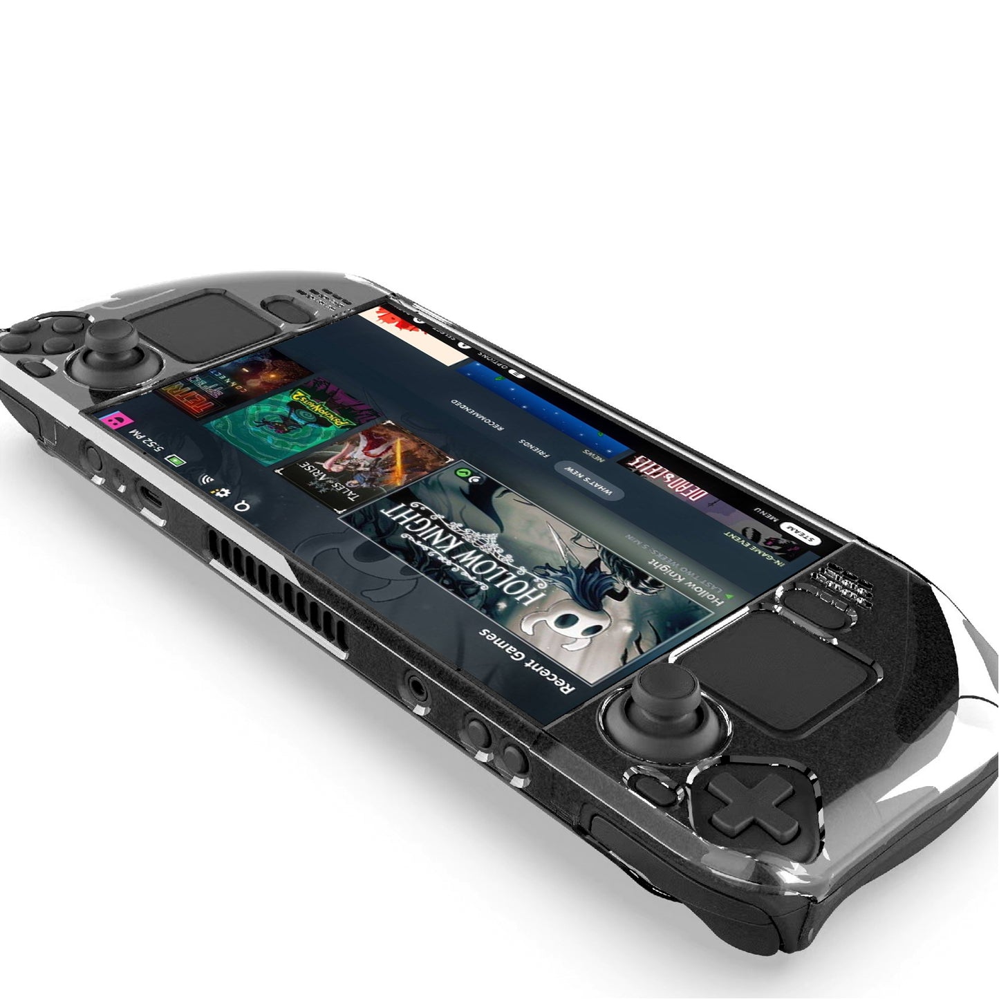 steam deck clear hard case