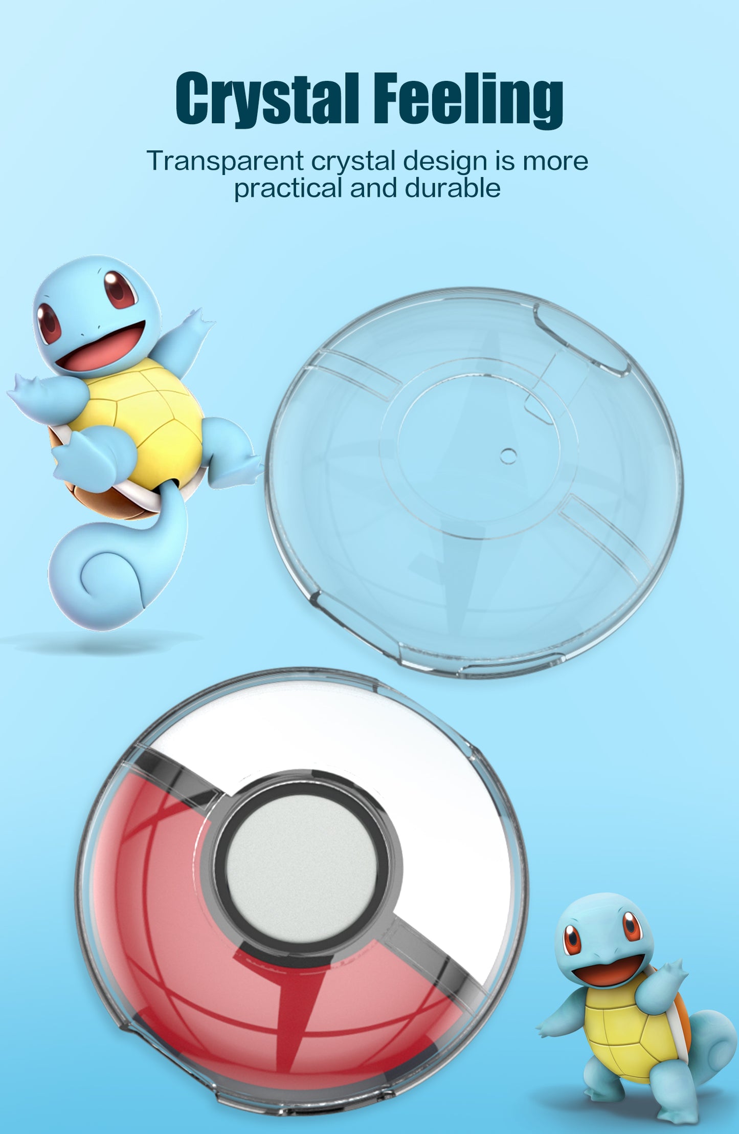 Pokemon Go Plus + Case, Clear Case for Pokemon Go Plus Plus and Silicone Case for Pokemon Go Plus +