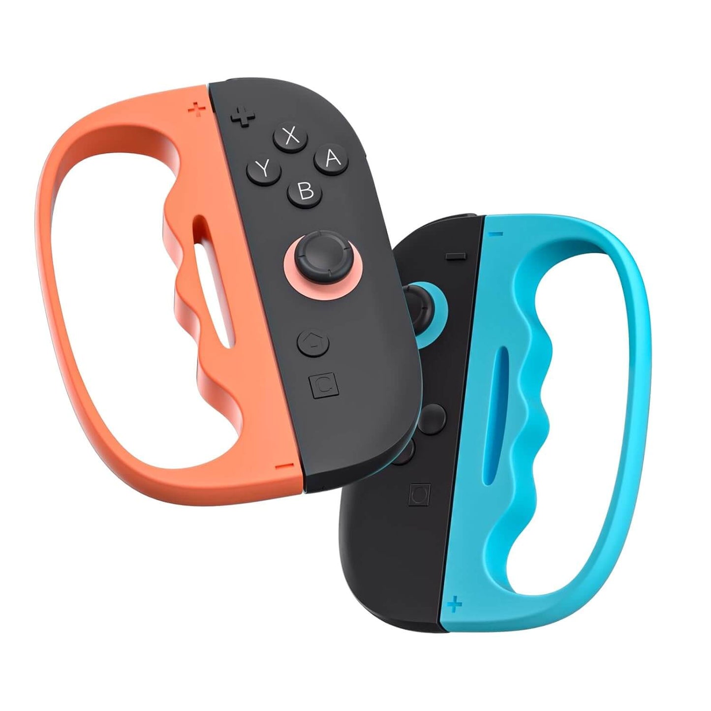 ECHZOVE Switch 2 Boxing Grips for Fighting Games–Ergonomic Handle for Better Control & Comfort, Perfect for Switch 2 Boxing Games, Must-Have Switch 2 Accessories for ARMS & More, Secure Fit for Joy-Con Controllers(Blue)