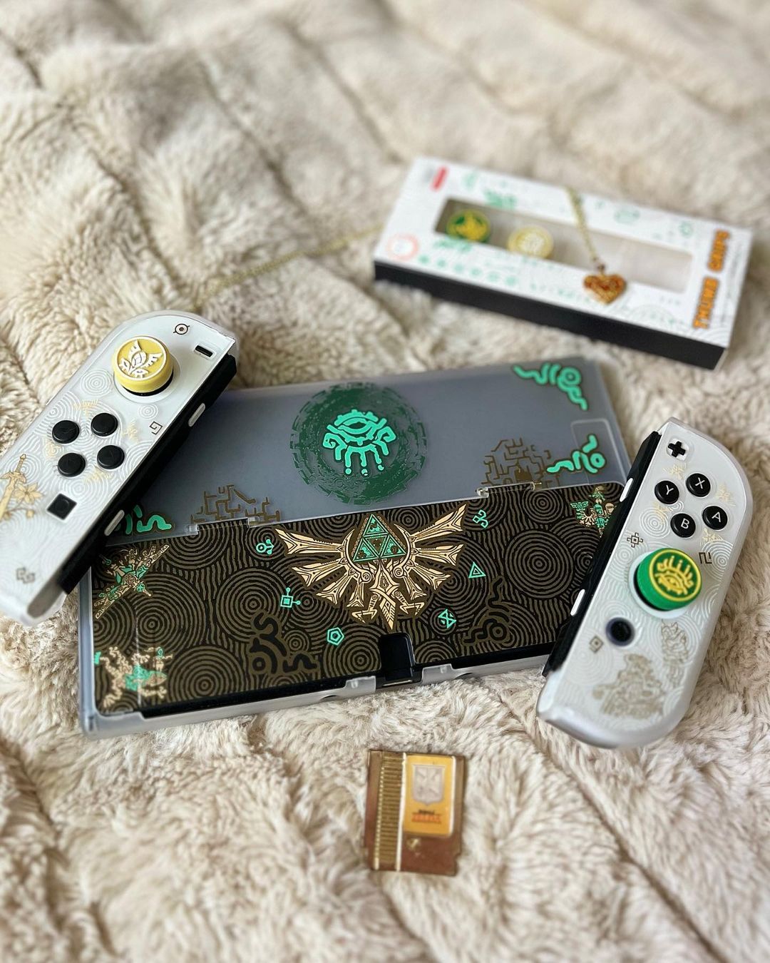 nintendo switch thumb grips zelda tears of the kingdom