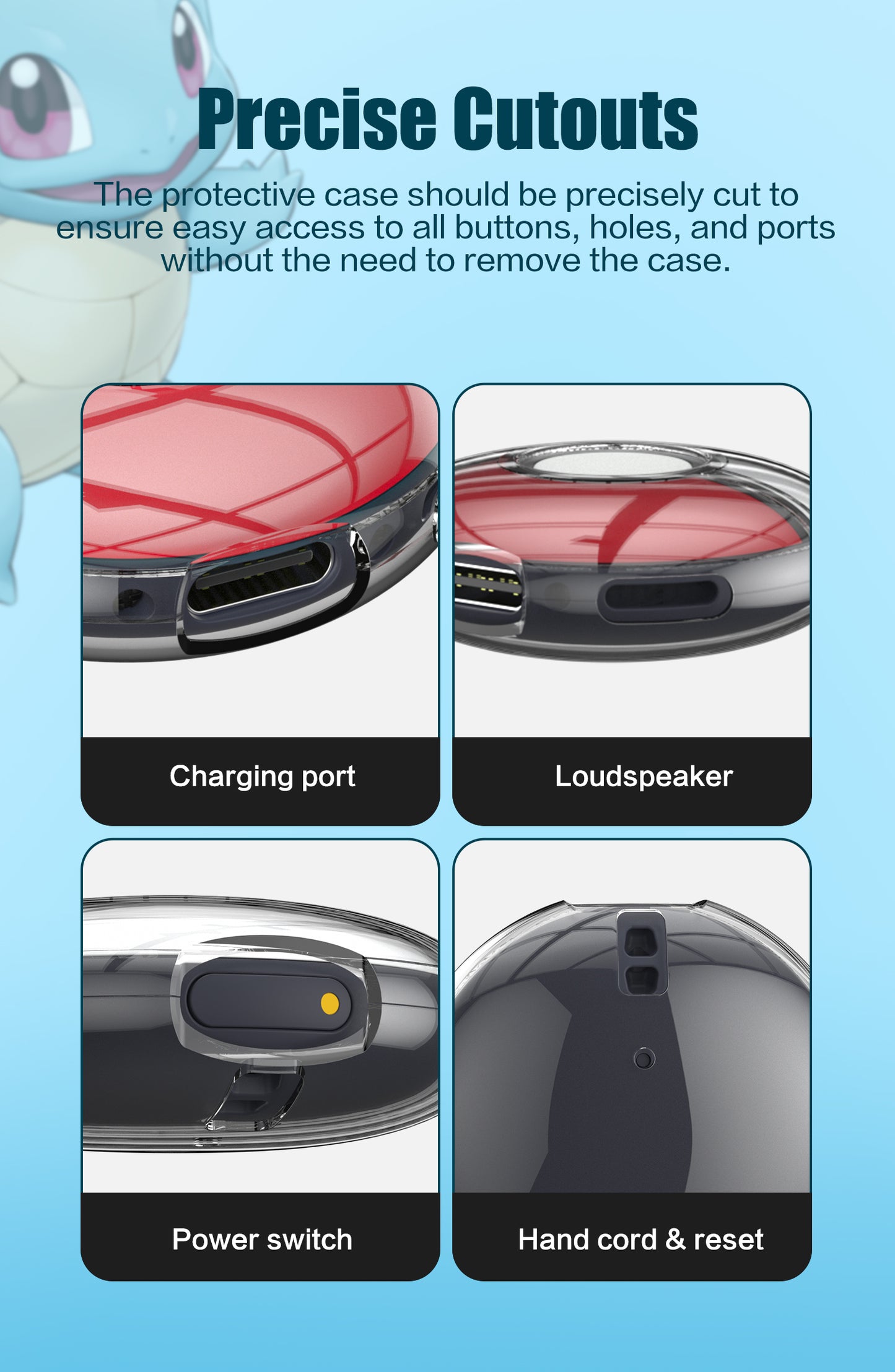 Pokemon Go Plus + Case, Clear Case for Pokemon Go Plus Plus and Silicone Case for Pokemon Go Plus +