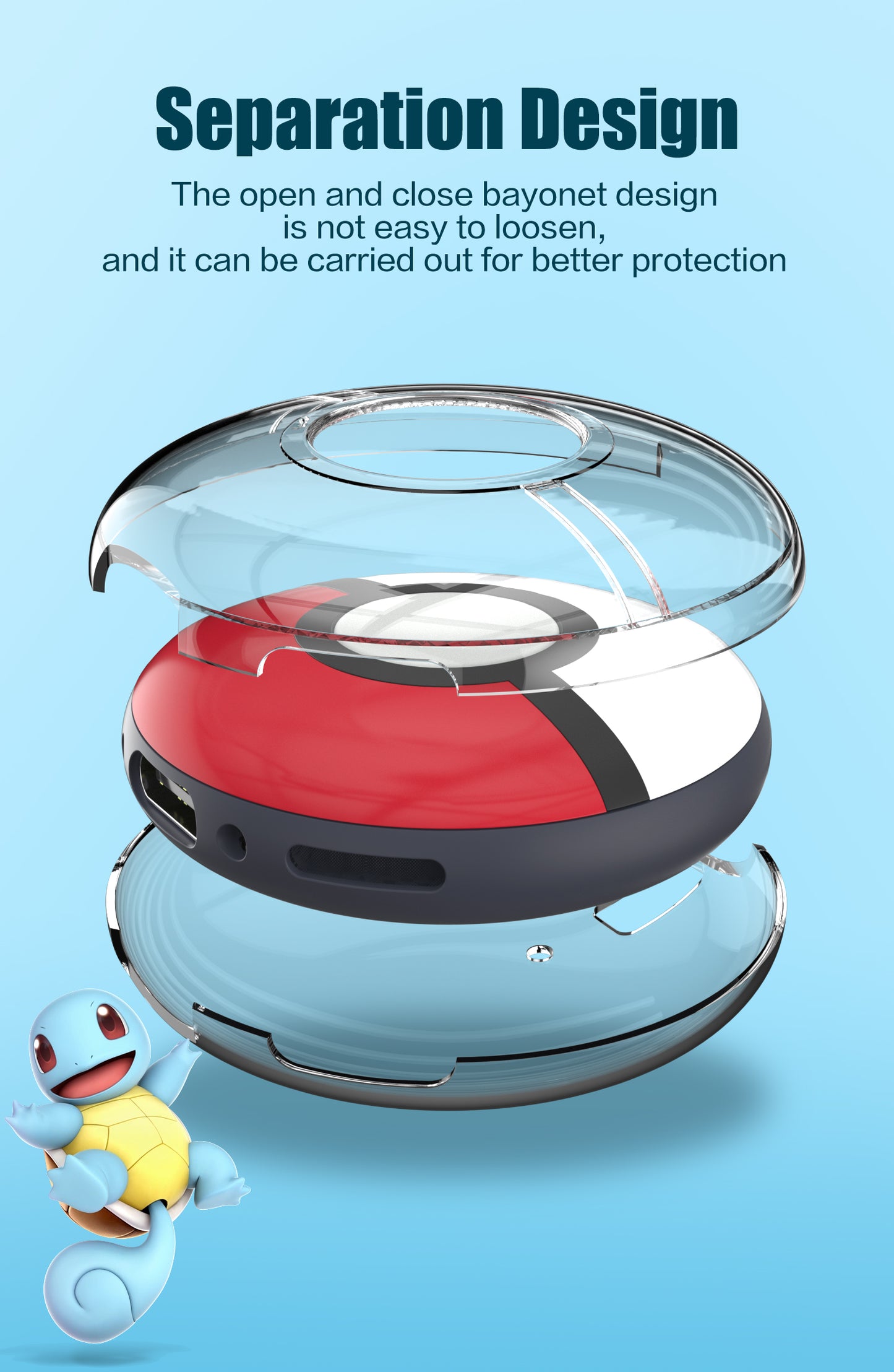 Pokemon Go Plus + Case, Clear Case for Pokemon Go Plus Plus and Silicone Case for Pokemon Go Plus +