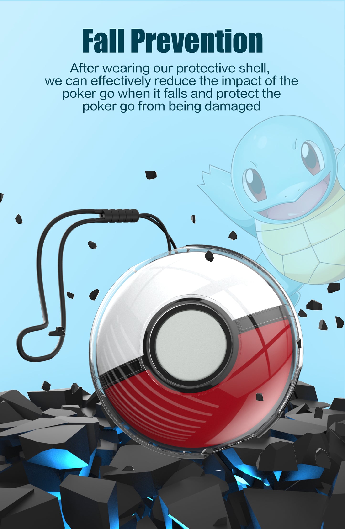 Pokemon Go Plus + Case, Clear Case for Pokemon Go Plus Plus and Silicone Case for Pokemon Go Plus +