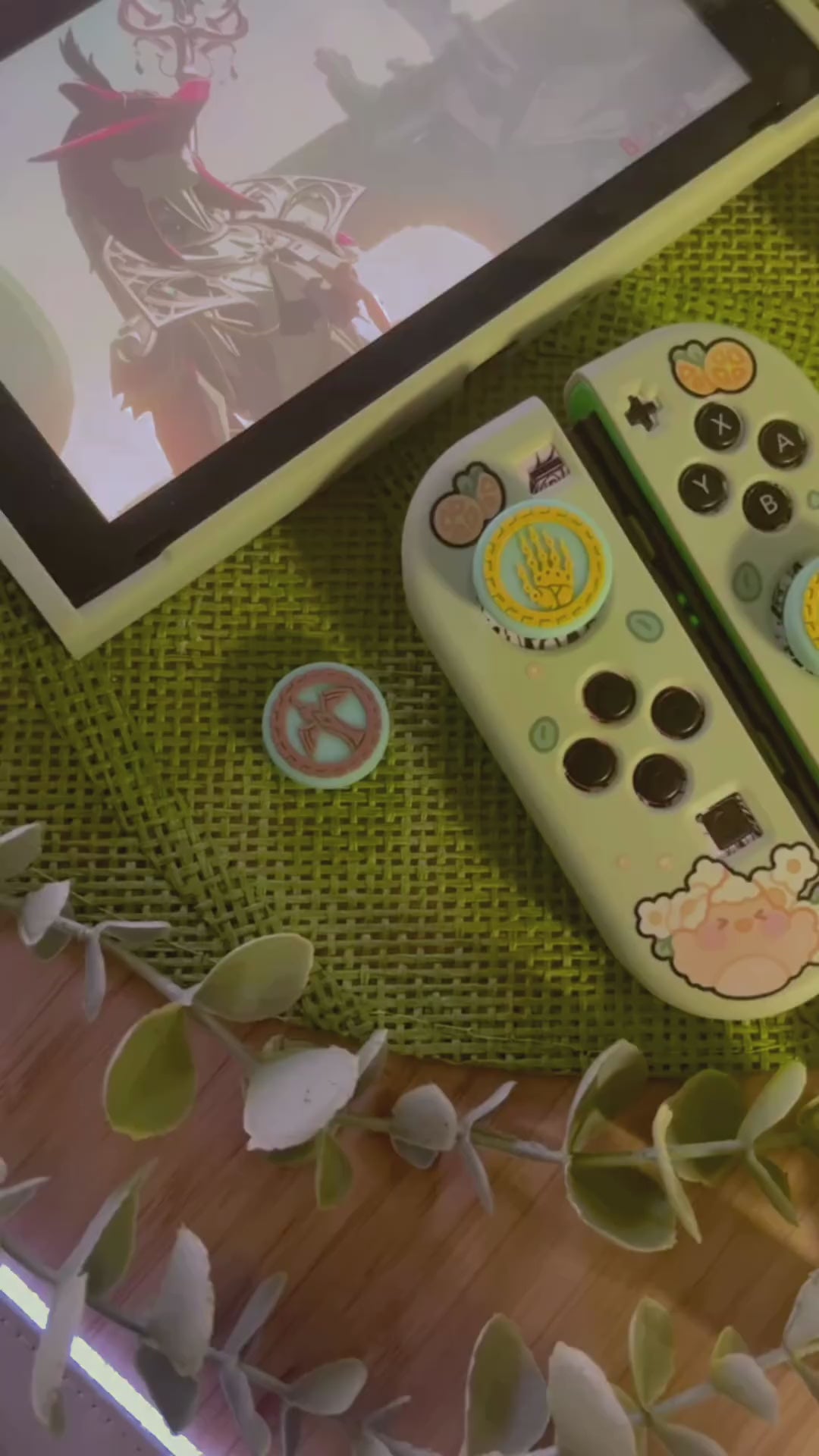 nintendo switch thumb grip caps zelda