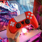 ps5 red silicone controller skin