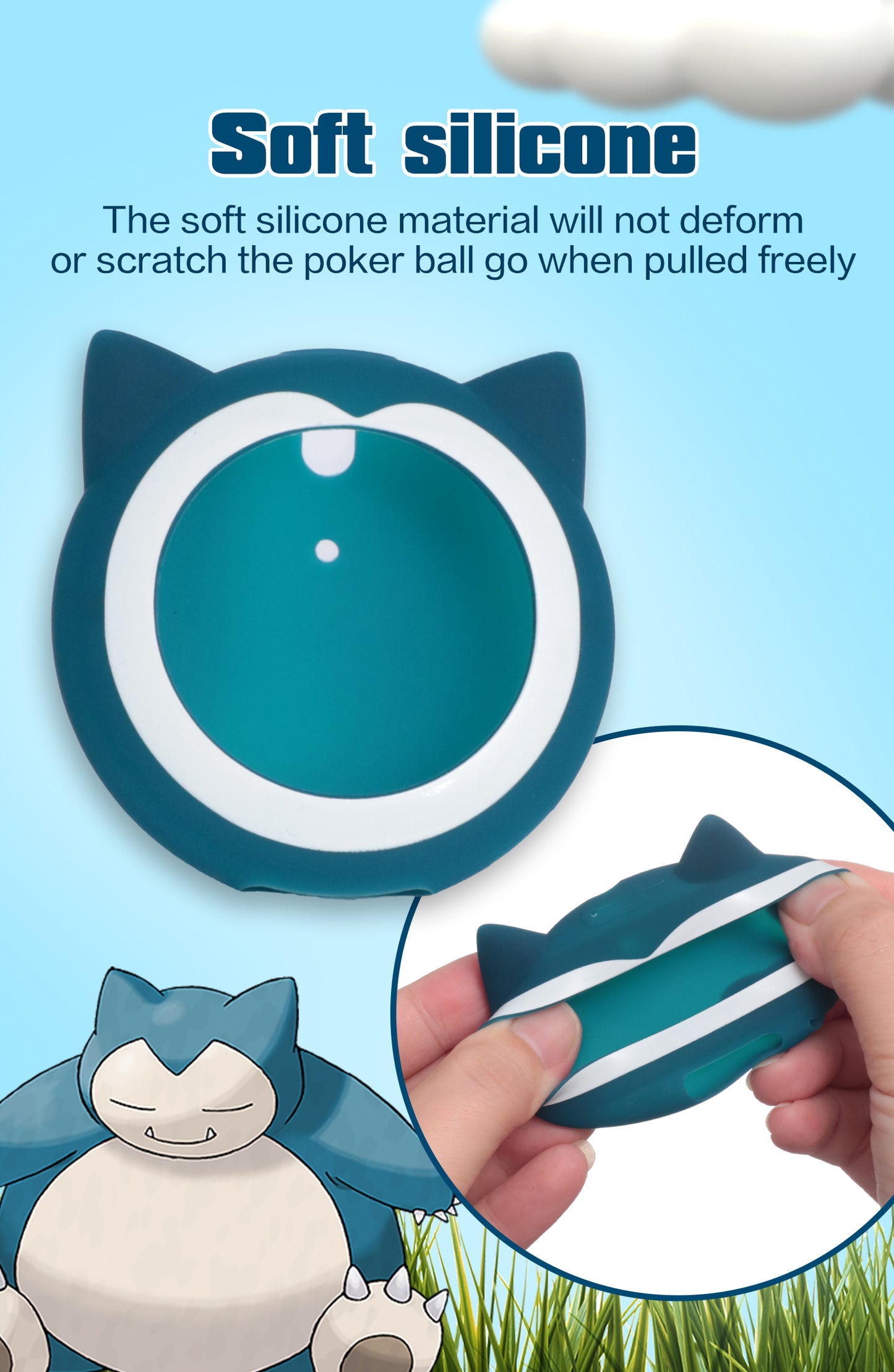 Pokemon Go Plus + Case, Clear Case for Pokemon Go Plus Plus and Silicone Case for Pokemon Go Plus +