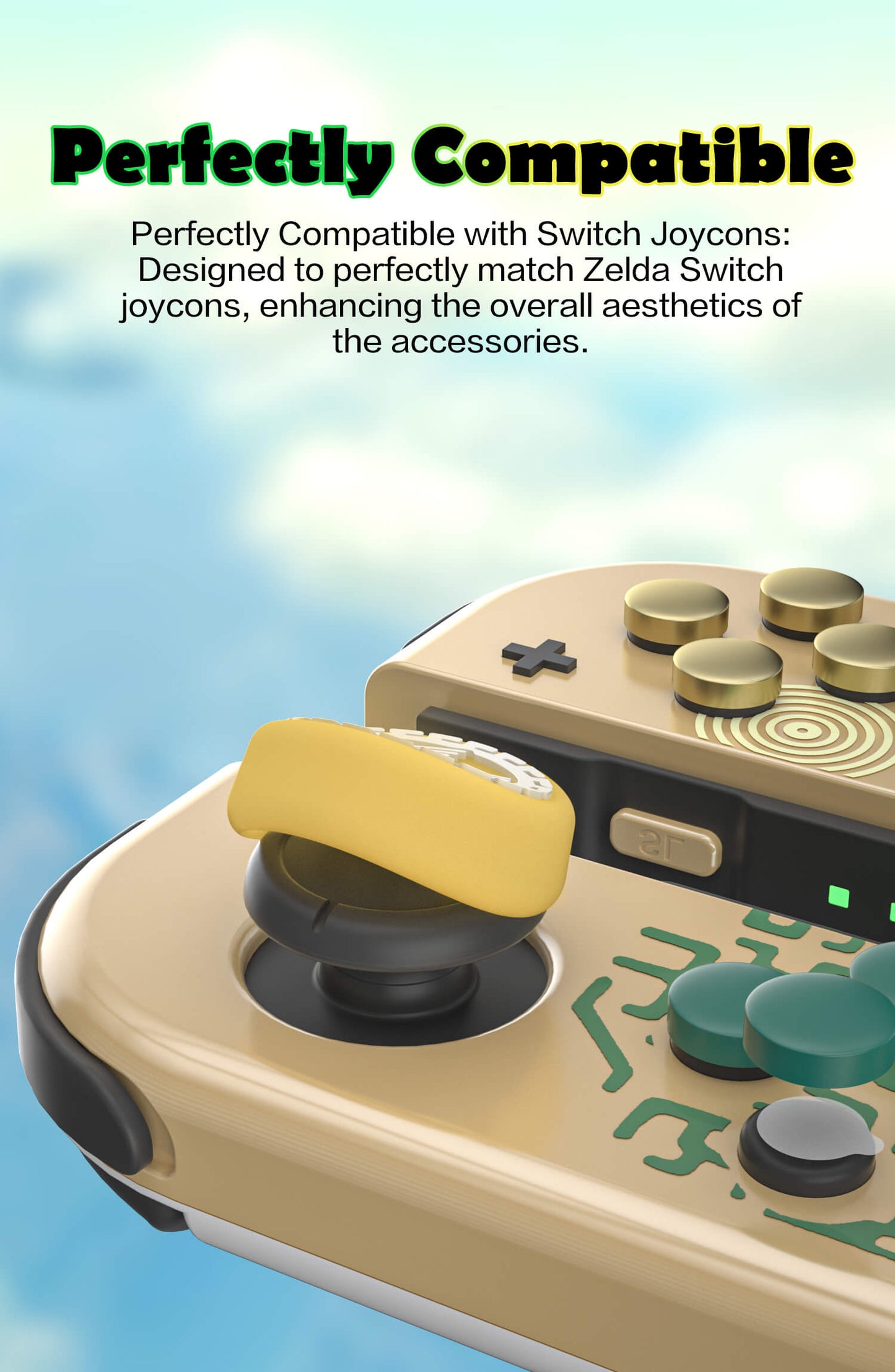 Soft Silicone Joystick Cover and Switch Button Caps for Switch OLED