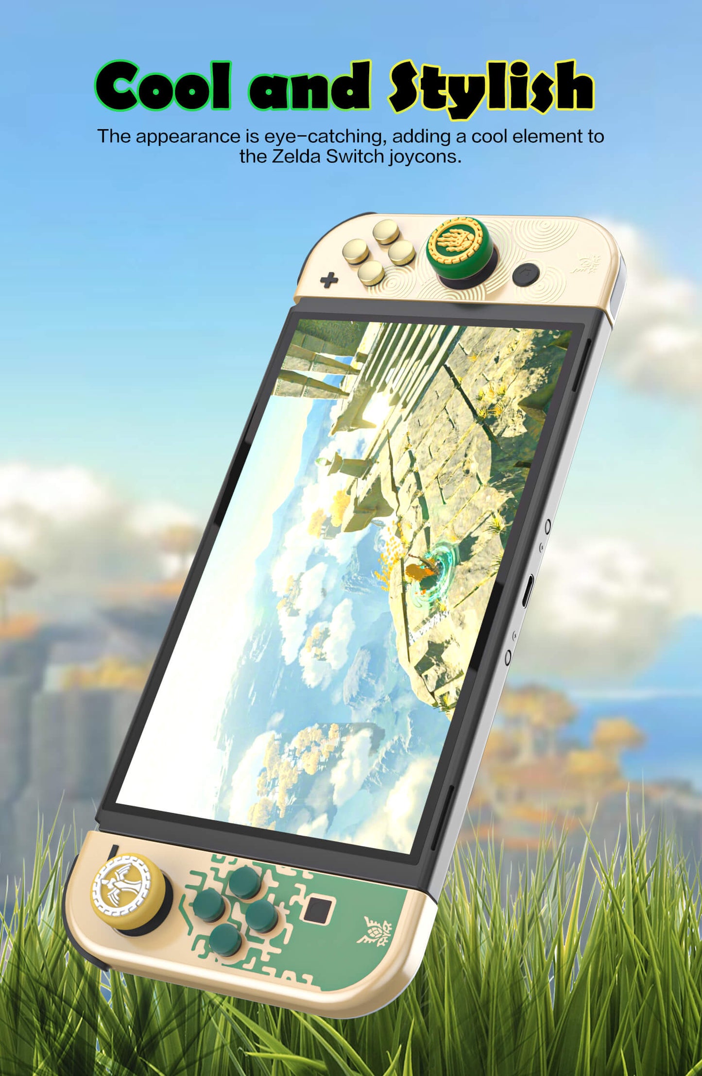 Soft Silicone Joystick Cover and Switch Button Caps for Switch OLED