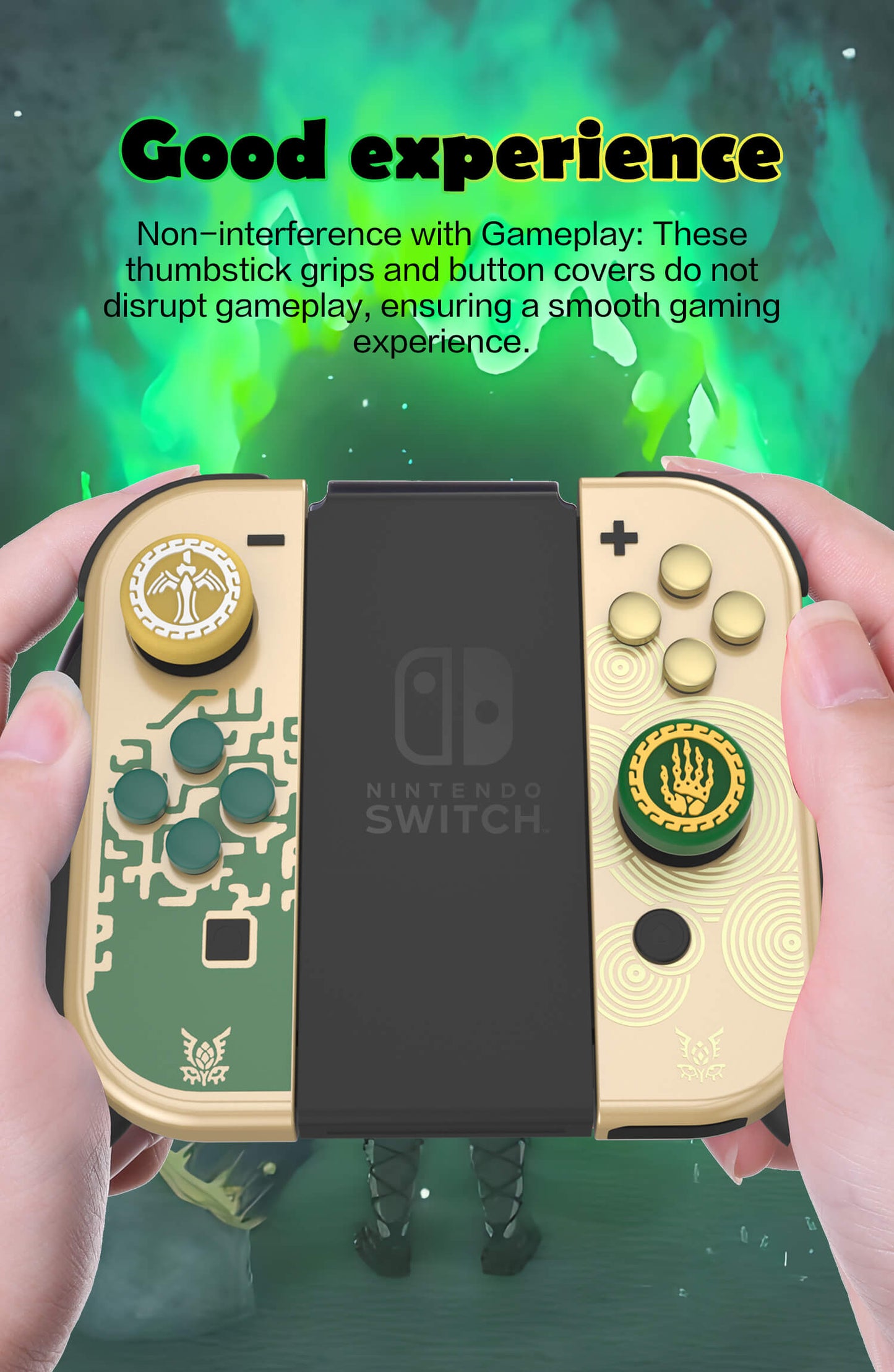 Soft Silicone Joystick Cover and Switch Button Caps for Switch OLED