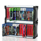 ECHZOVE Video Game Storage Tower – Durable, Modular Organizer for 46 PS5/PS4/Xbox Discs with Headset Hooks