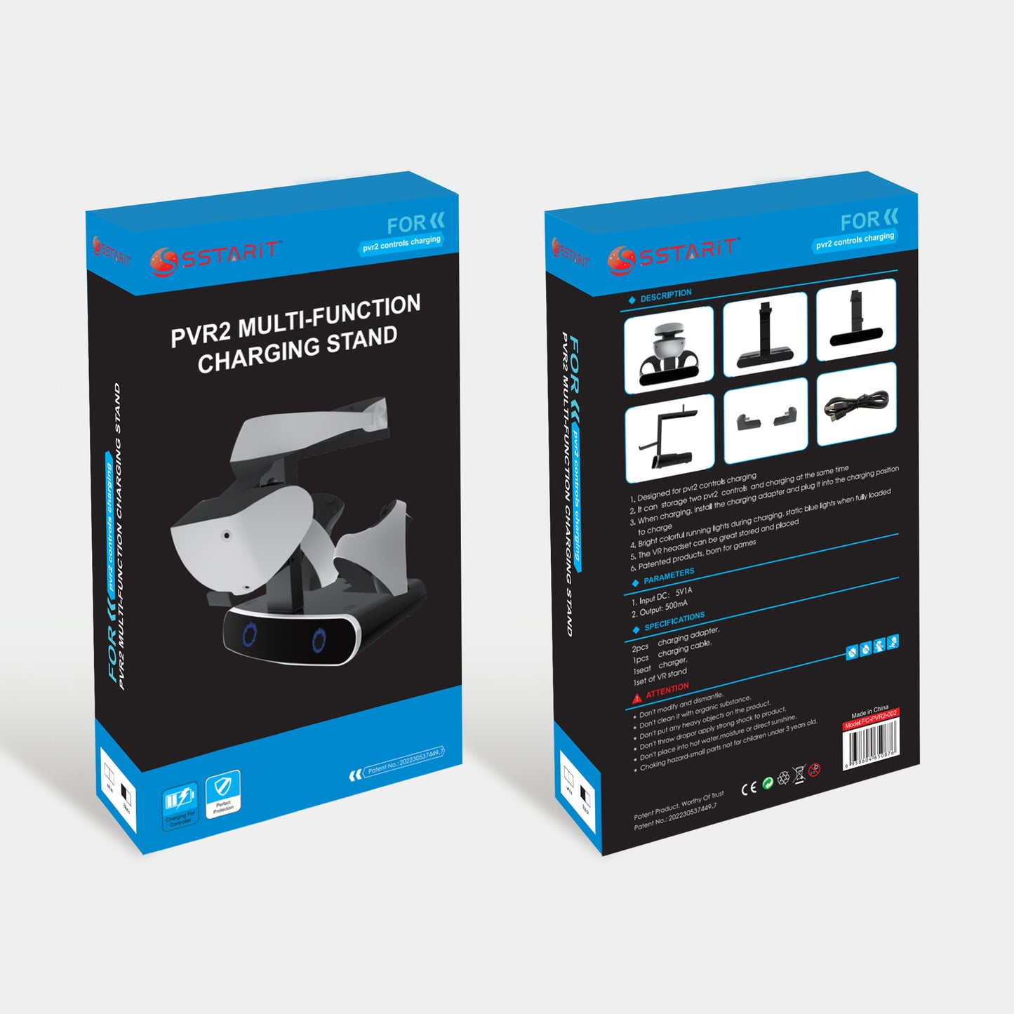 PS VR2 Charging Station with LED Light