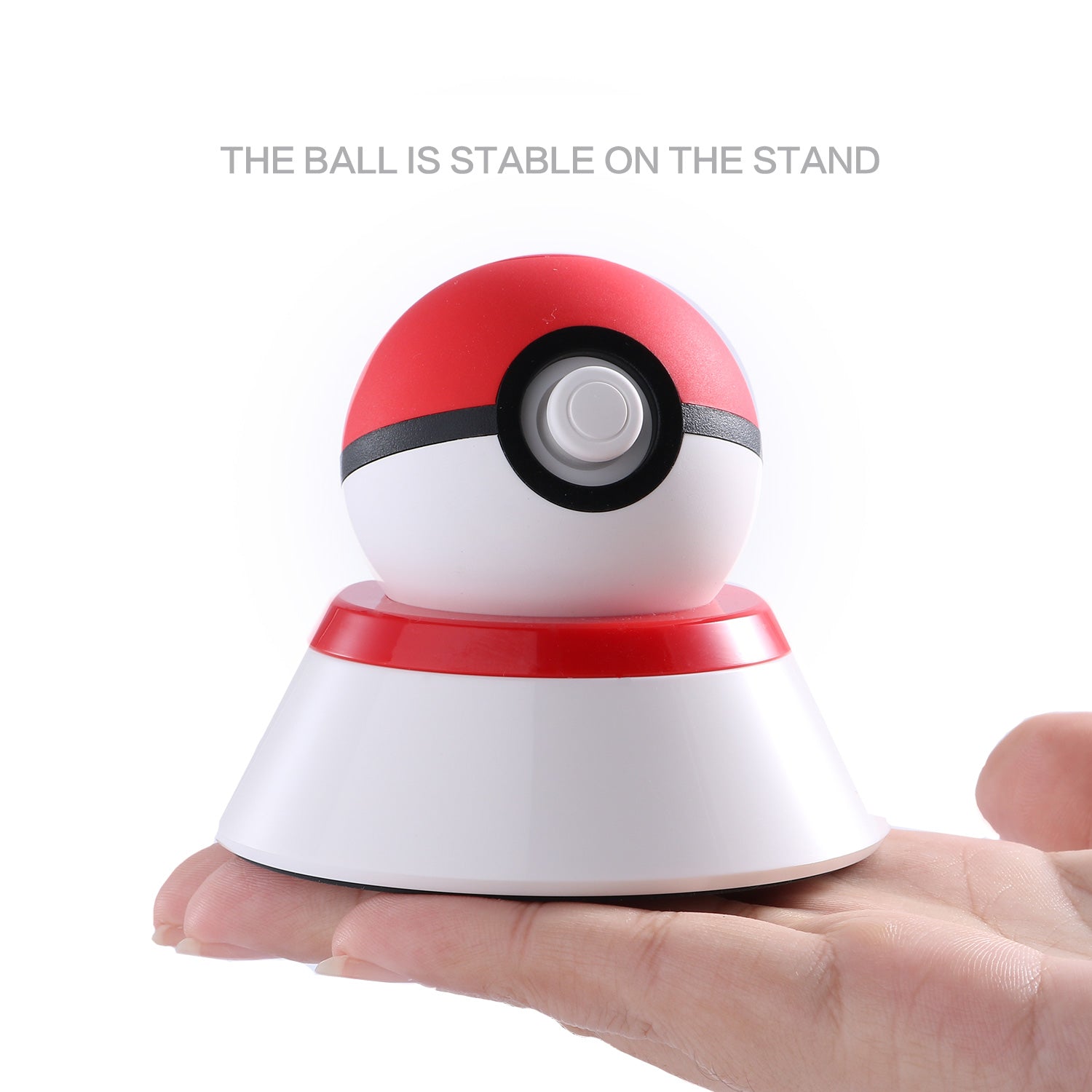 Stand for Poke Ball Plus, Accessories Kit Holder Docking Station for Poke Ball Plus with 2.8ft Fast USB-C Charger Cord - ECHZOVE