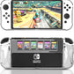 Switch OLED Case Protector, Switch OLED Protective Cover with 6 Game Card Slots - Clear