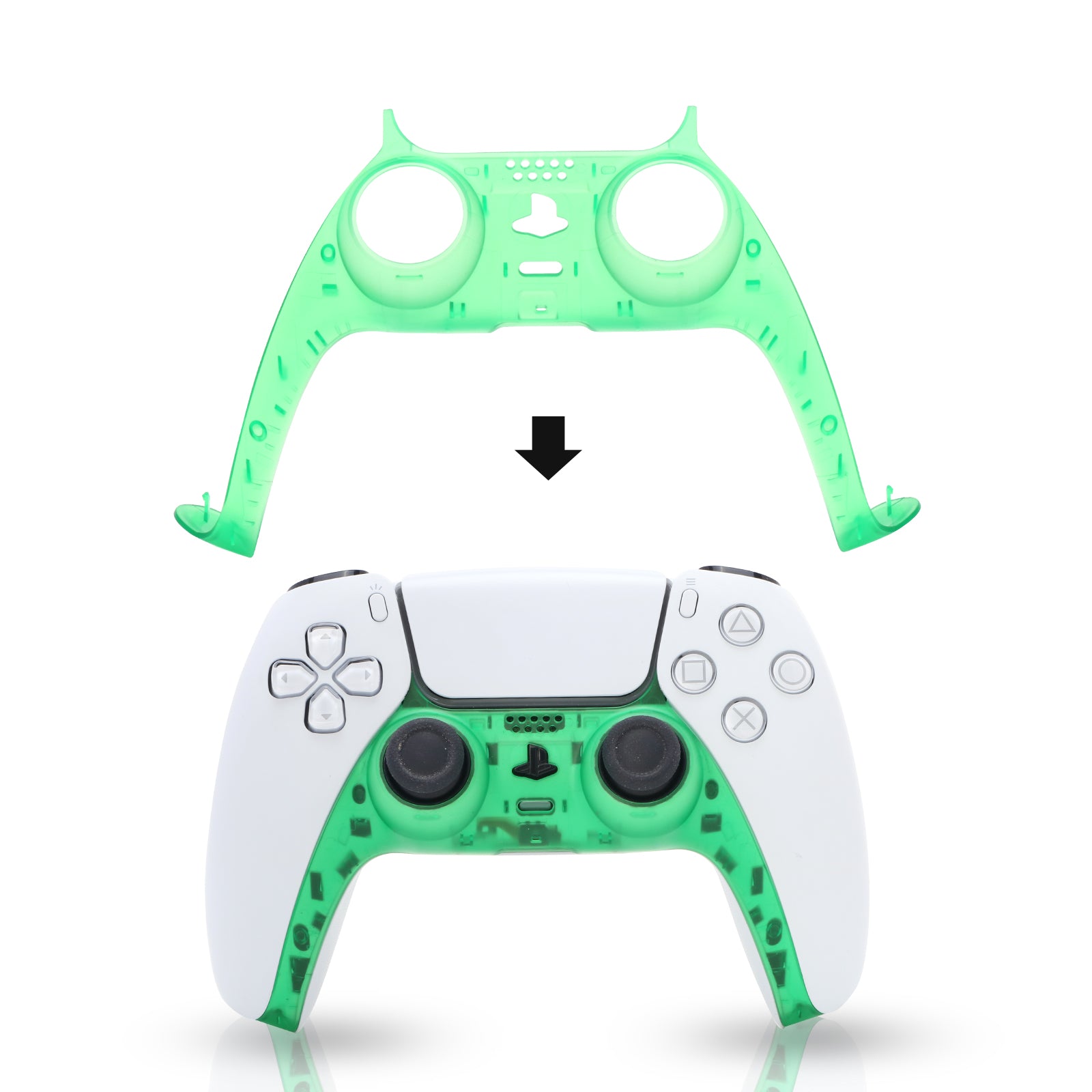 PS5 Controller Plate, PS5 Controller Accessories, Decoration for PS5 Dual Sense Controller - ECHZOVE