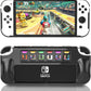 Switch OLED Grip Case, Switch OLED Protective Case with Game Slots (Up to 6 Game Cards) - Switch OLED Accessories (Black)