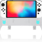 Switch OLED Grip, Comfortable and Ergonomic Gaming Portable Protective Handheld Grip, Joy Con and Switch OLED Control, Accessories for Switch 2021 with Game Slots and Kickstand - White