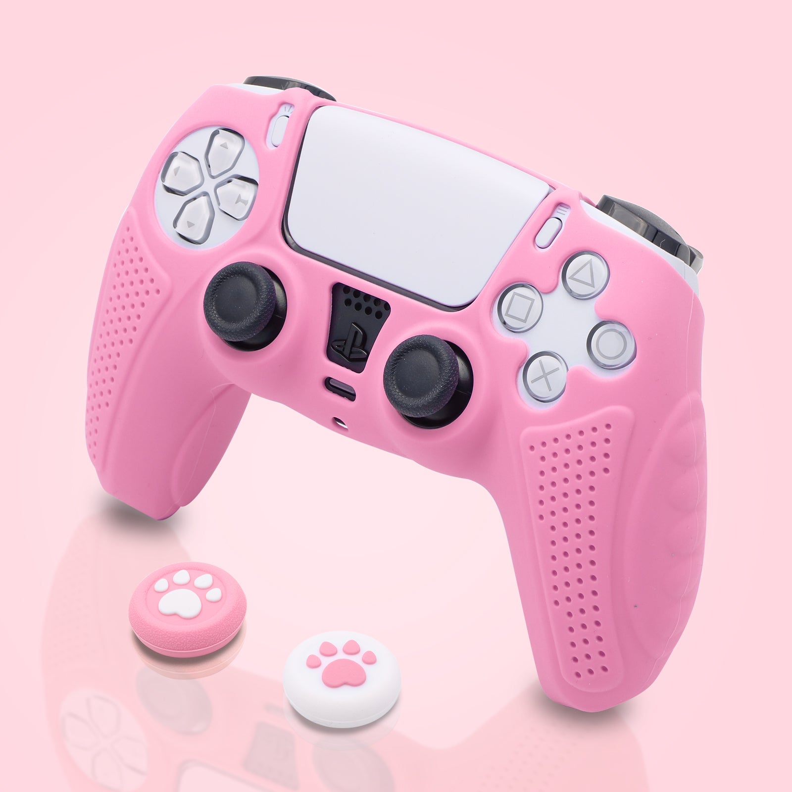 pink ps5 controller case