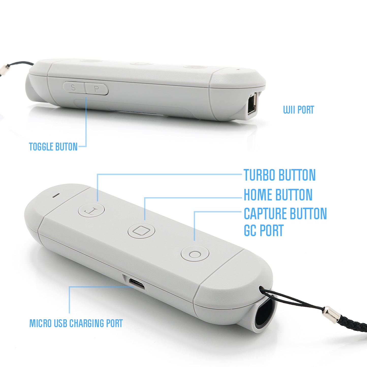 Wireless Adapter for Nintendo Switch, Compatible with Nintendo Switch and PC, Works with Gamecube Controller, Classic Edition Controller, Wii Classic Controllers - ECHZOVE