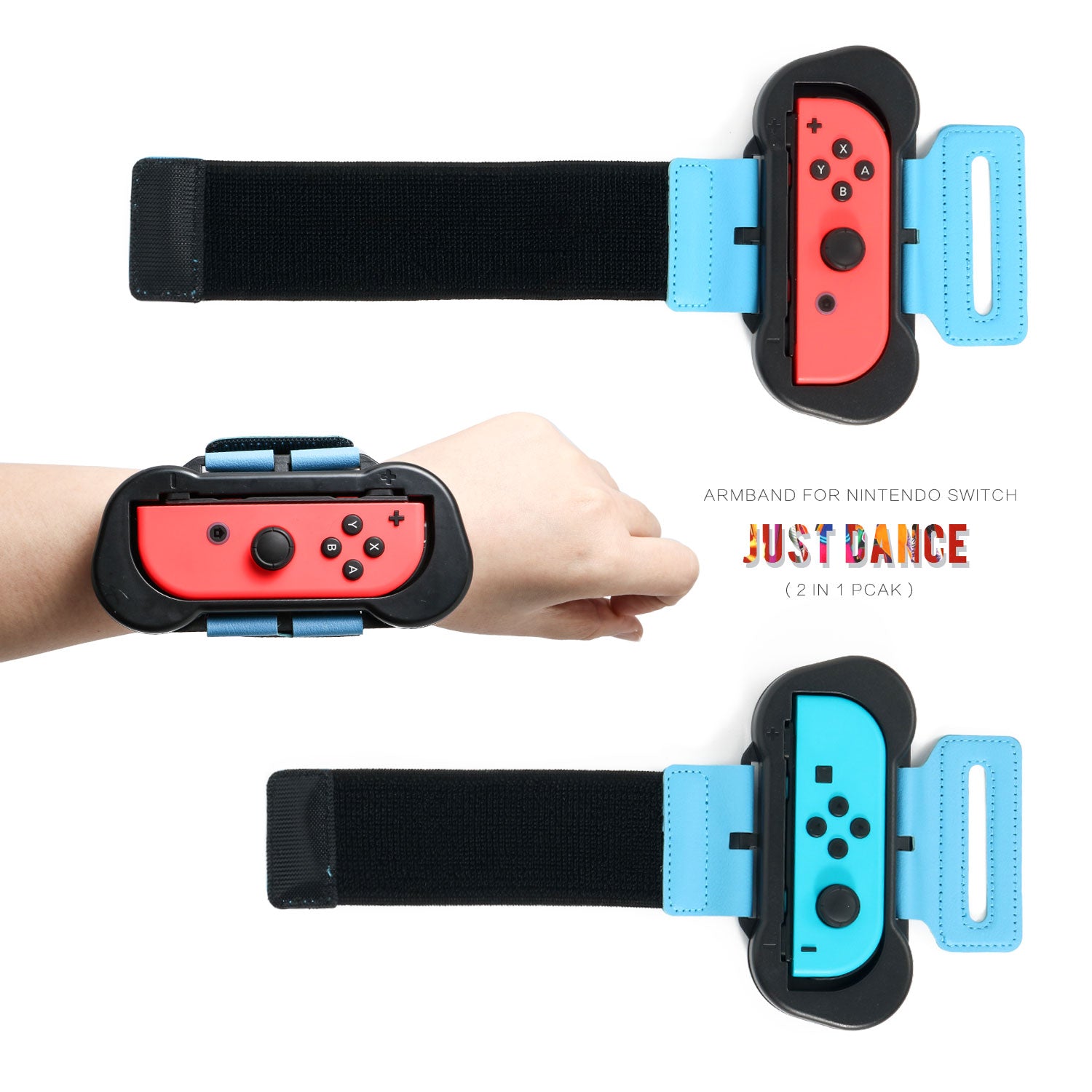 Wrist Band for Switch Just Dance 2020 - Nintendo Switch Standard Edition - Fit for Children and Adult - ECHZOVE