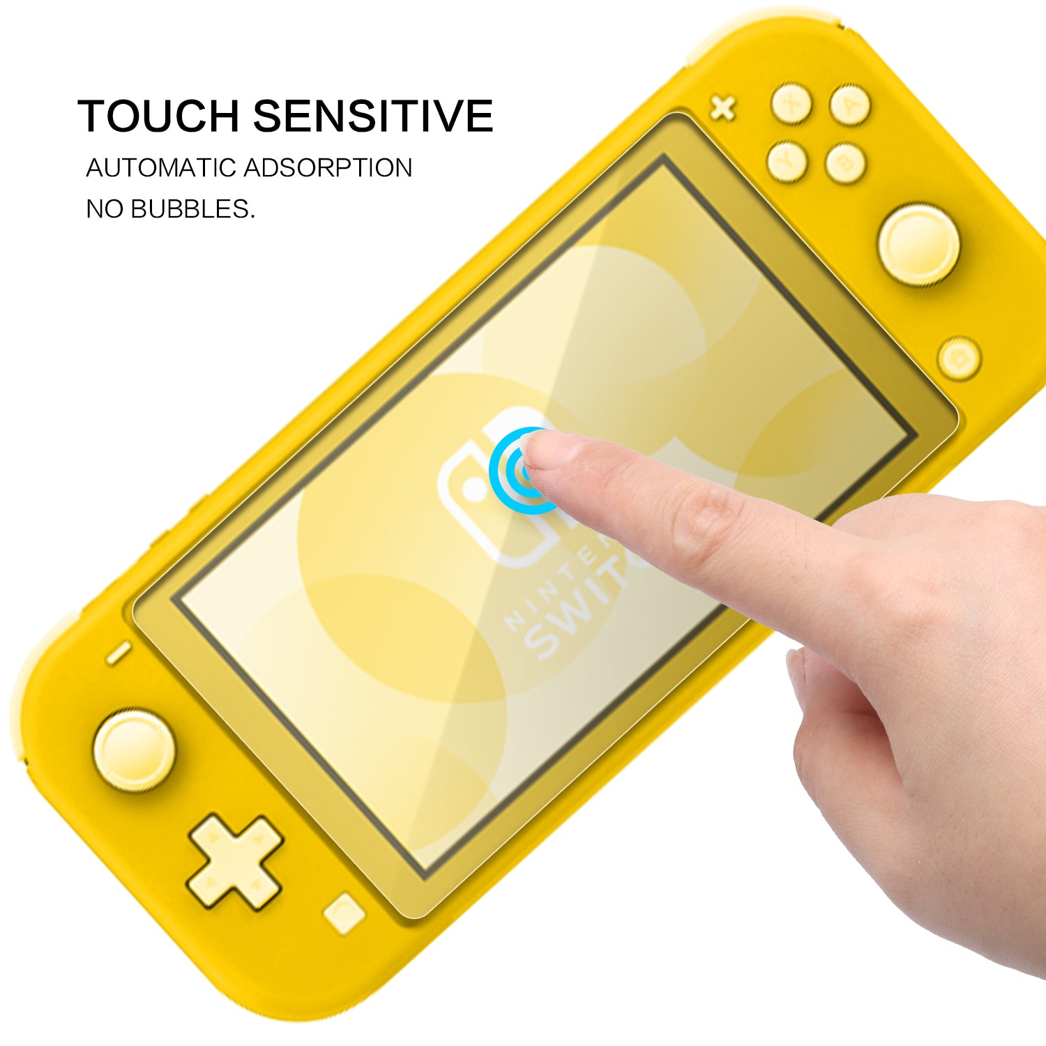 Tempered Glass Screen Protector for Nintendo Switch Lite (1-Pack) - ECHZOVE