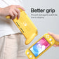 Grip for Nintendo Switch Lite, Comfortable and Ergonomic Switch Lite Grip - Accessories for Nintendo Switch Lite (Yellow) - ECHZOVE