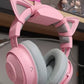 Pink Razer Headset Hanger, Pink Headphone Hook Gaming Headset Holder - ECHZOVE