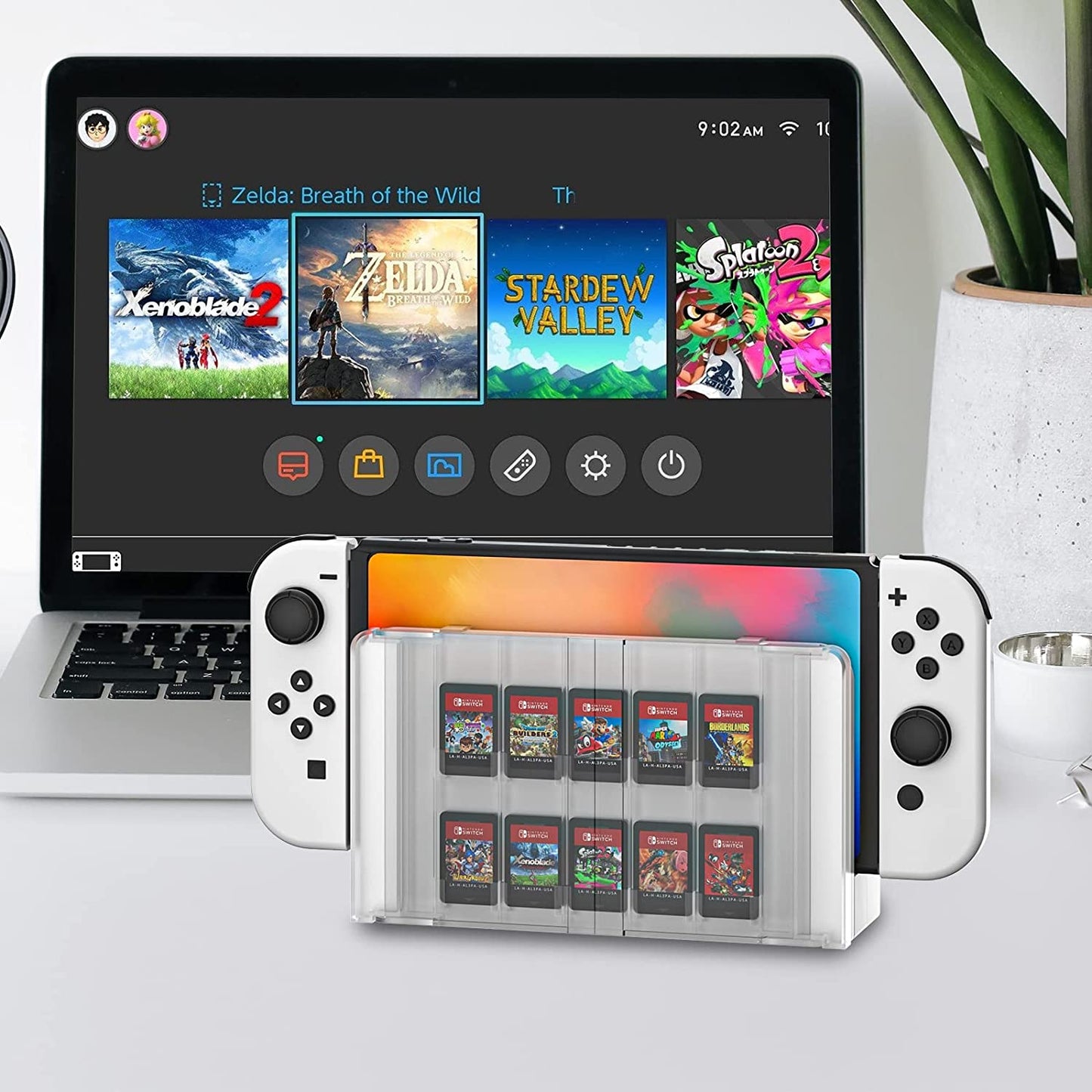 Game Card Case for Switch OLED Docking Station