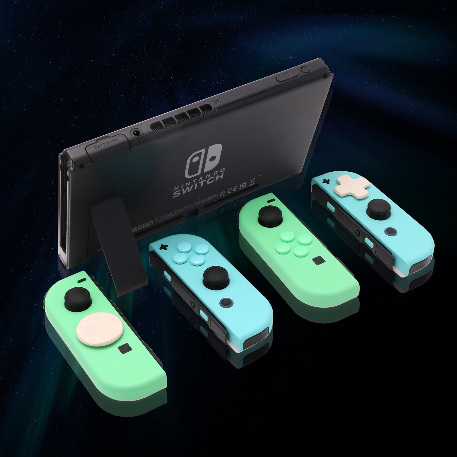 Switch Button Cap Set, Switch Dpad and Switch Button Caps for Animal Crossing Switch - ECHZOVE