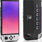 Switch OLED Grip Case, Switch OLED Protective Case with Game Slots (Up to 6 Game Cards) - Switch OLED Accessories (Black)