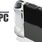 Switch OLED Hard Case, Switch OLED Protective Case Front and Back with Tempered Glass Screen Protector and Thumb Grip Caps