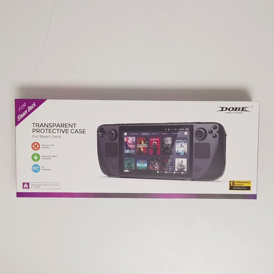 steam deck clear shell