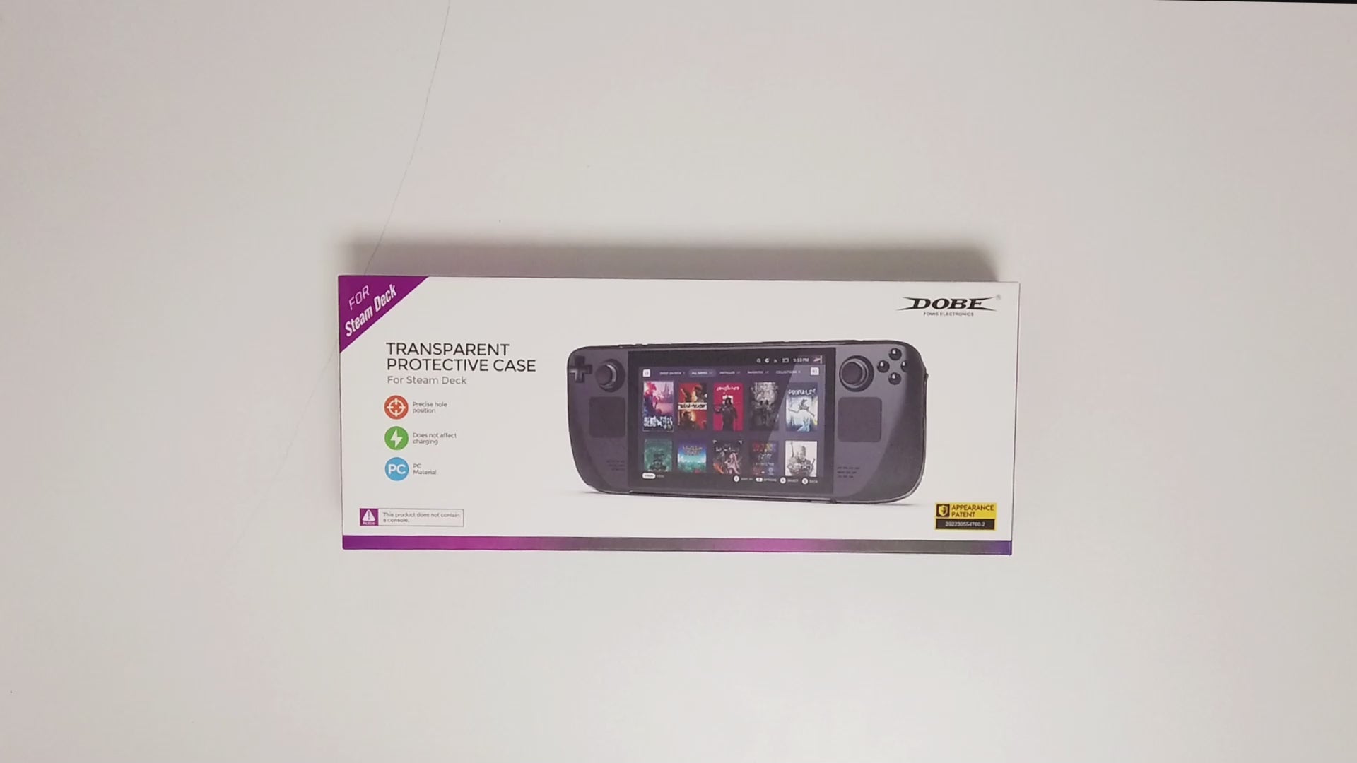 steam deck clear shell