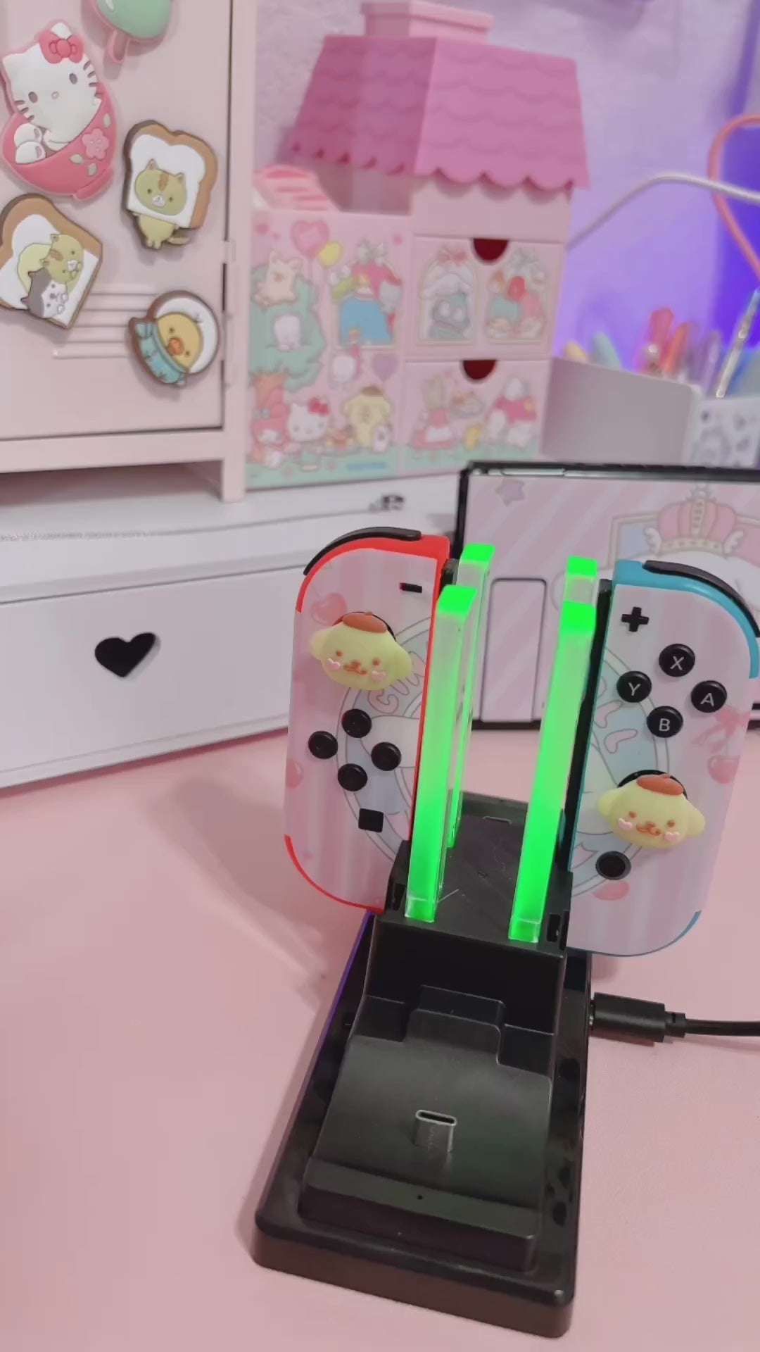 nintendo switch joy con charger dock