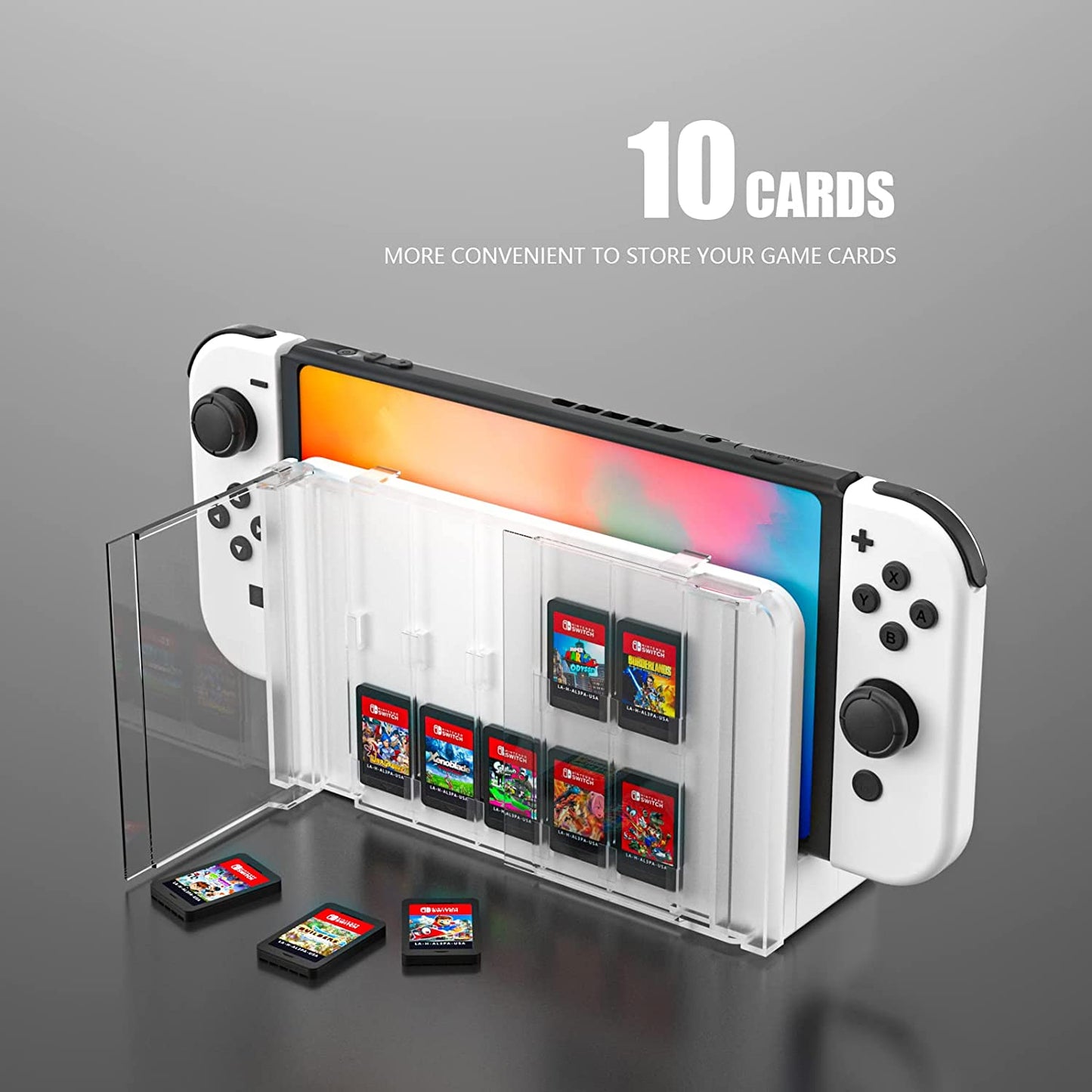 Game Card Case for Switch OLED Docking Station