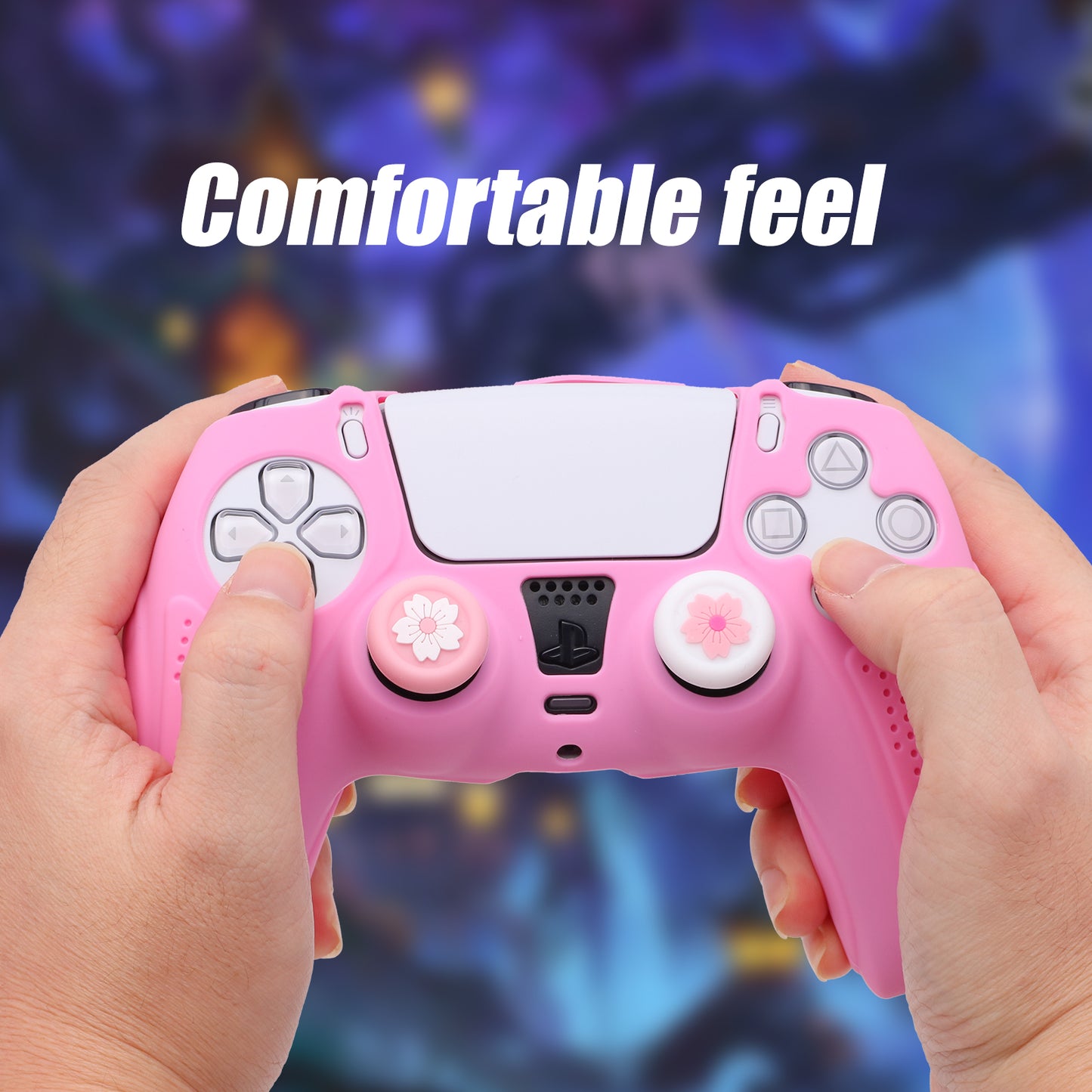 PS5 Silicone Controller Case Pink