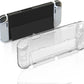 Switch OLED Hard Case, Switch OLED Protective Case Front and Back with Tempered Glass Screen Protector and Thumb Grip Caps