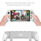 Switch OLED Grip, Comfortable and Ergonomic Gaming Portable Protective Handheld Grip, Joy Con and Switch OLED Control, Accessories for Switch 2021 with Game Slots and Kickstand - White