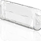 Switch OLED Hard Case, Switch OLED Protective Case Front and Back with Tempered Glass Screen Protector and Thumb Grip Caps