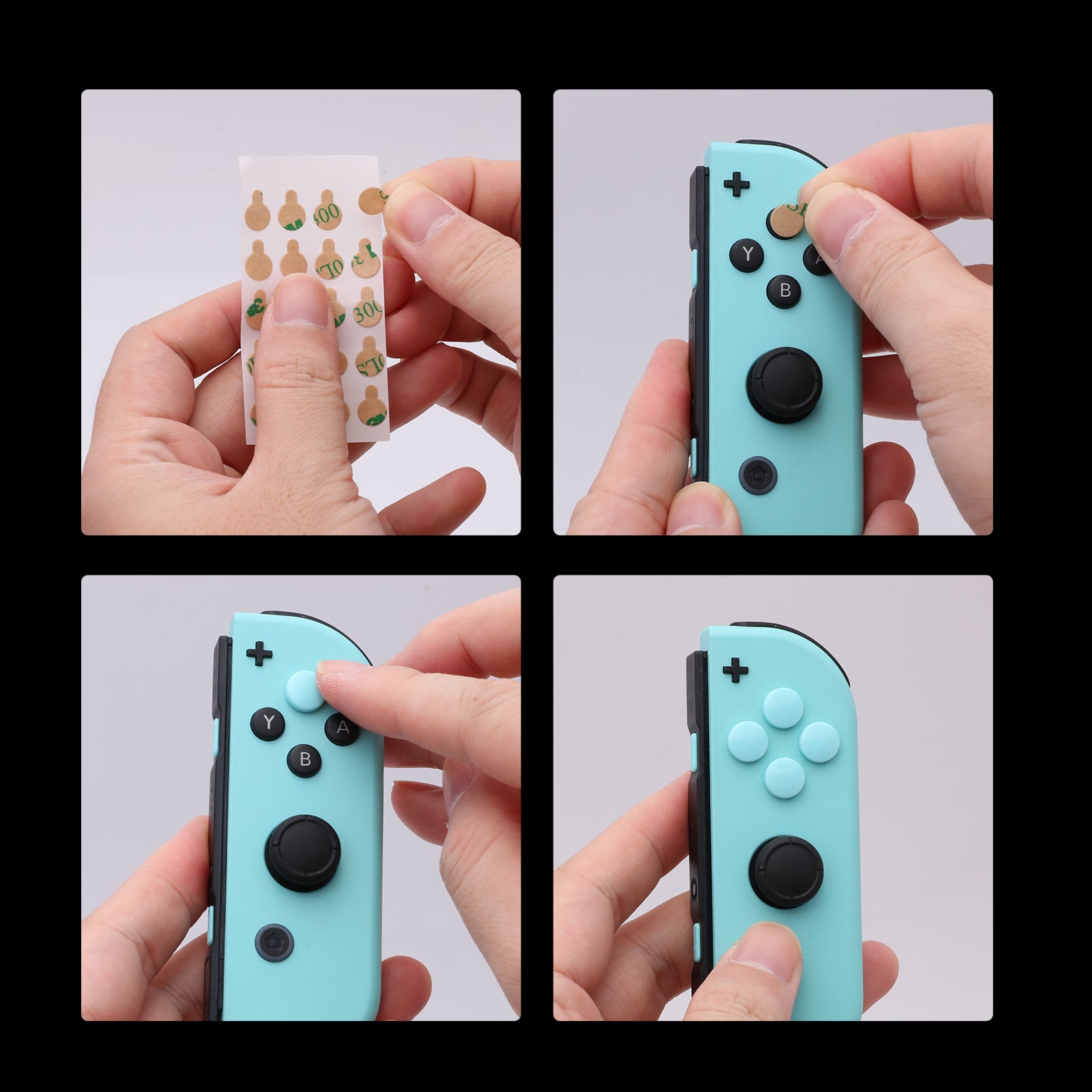 Switch Button Cap Set, Switch Dpad and Switch Button Caps for Animal Crossing Switch - ECHZOVE