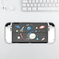 Switch OLED Protective Case,Hard PC Cover Compatible with Switch OLED Console and TPU Shell for Joy Con Controller with Tempered Glass Screen Protector and Thumb Grip Caps-Astronaut