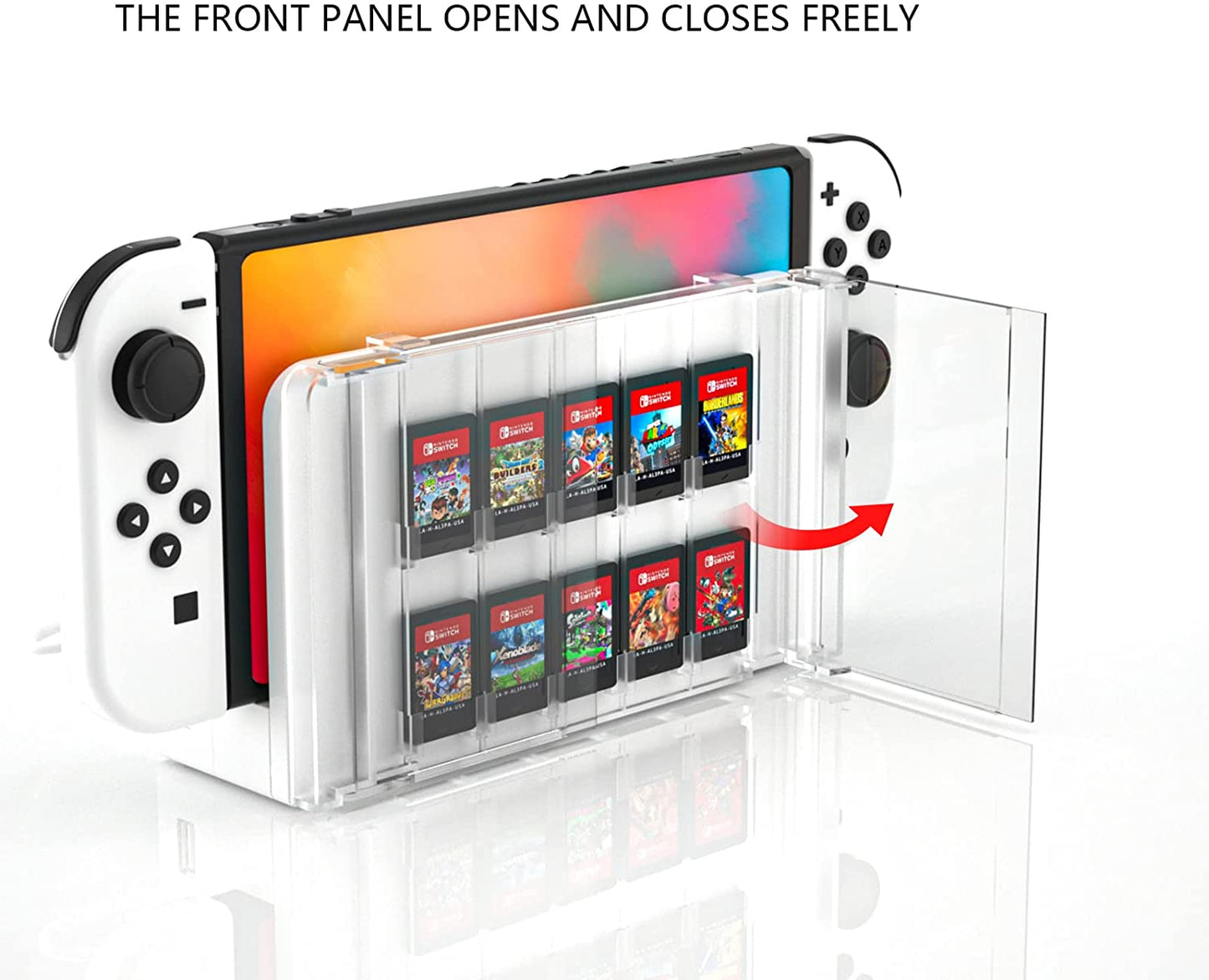 Game Card Case for Switch OLED Docking Station