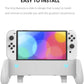 Switch OLED Grip, Comfortable and Ergonomic Gaming Portable Protective Handheld Grip, Joy Con and Switch OLED Control, Accessories for Switch 2021 with Game Slots and Kickstand - White
