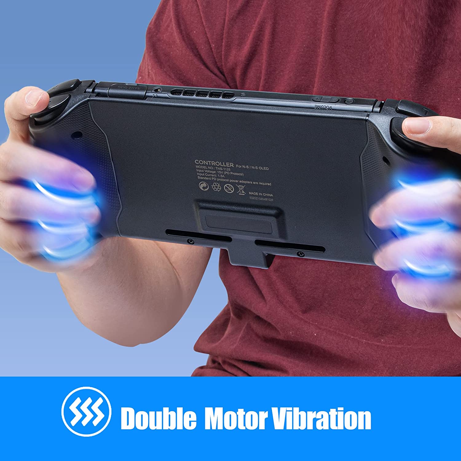 Nintendo Switch OLED Controller Grip, Nintendo Switch OLED Controller, Large Grip Compatible with Nintendo Switch or Nintendo Switch OLED - ECHZOVE