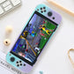 Nintendo Switch OLED Protective Case, Nintendo Switch OLED Colorful Case - Purple Blue