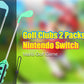 Switch Golf Rod Compatible for Nintendo Switch Mario Golf:Super Rush Game,Golf Games Handgrip Accessories for Nintendo Switch Joycons - Animal Crossing New Horizons Theme - ECHZOVE