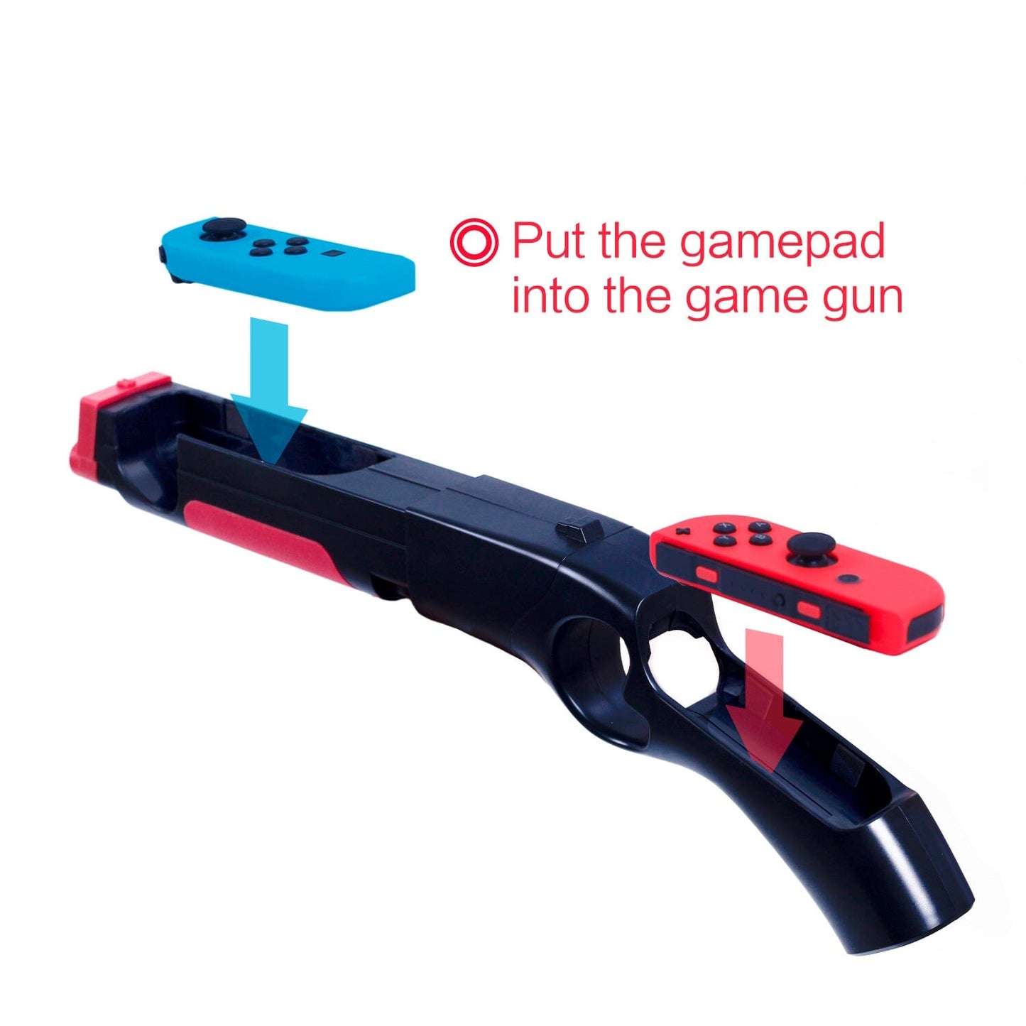 Game Gun Controller for Nintendo Switch - 1 Pack Nintendo Switch Accessories ECHZOVE 