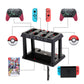 Charging Dock for Nintendo Switch Joy Cons, Pro Controllers and Poke Ball Plus Controllers, Organizer for Nintendo Switch Accessories with LED Indicators - ECHZOVE